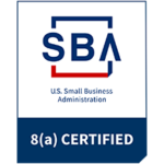 SBA 8(a)-certified logo